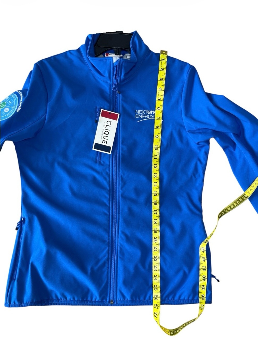 NWT Clique Men’s Royal Blue Softshell Jacket - NextEra Energy - Size S/M - Picture 4 of 5